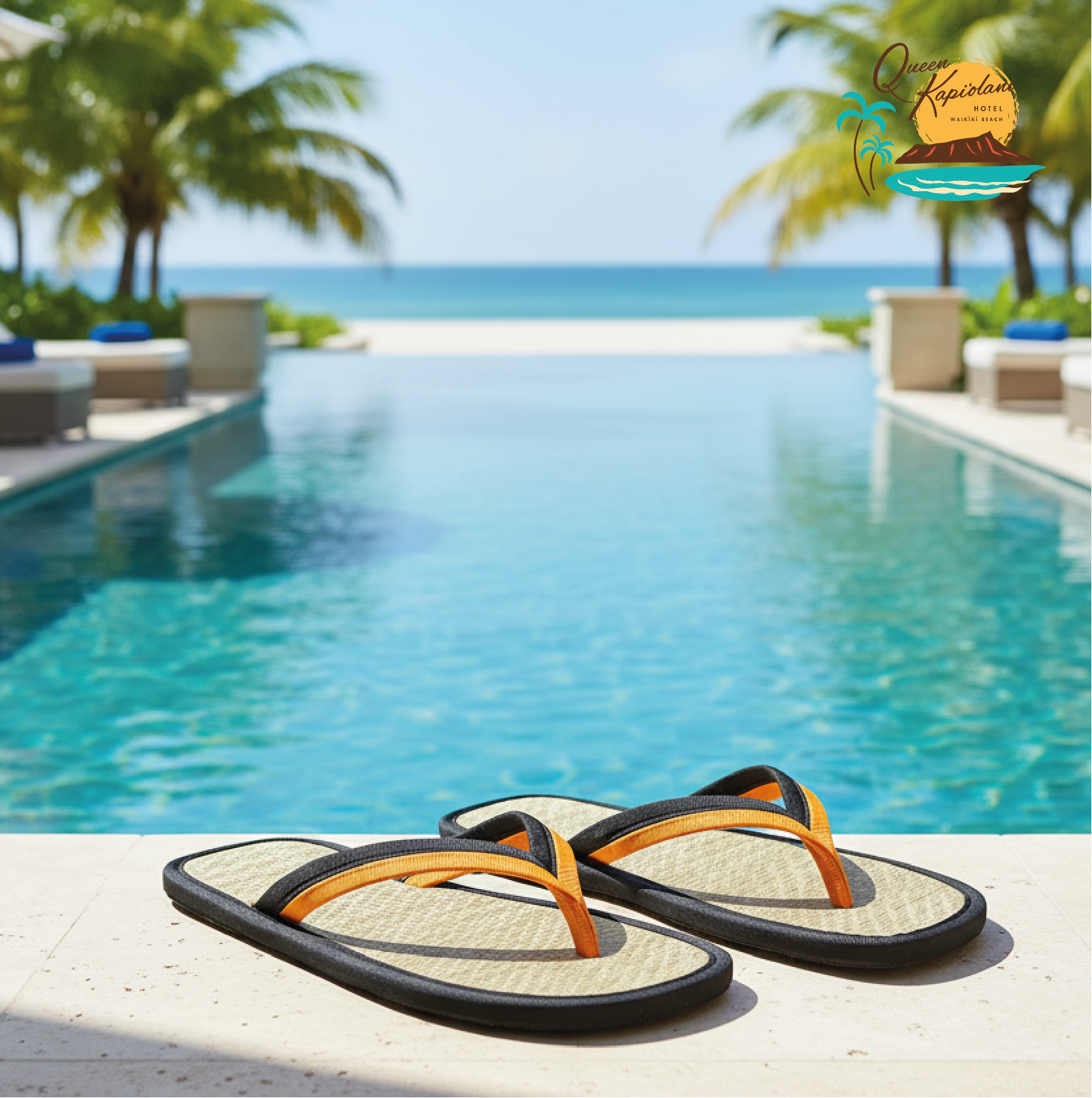 Queen Kapiolani Hotel Hawaii – Slippers – IIIAMAMAKER