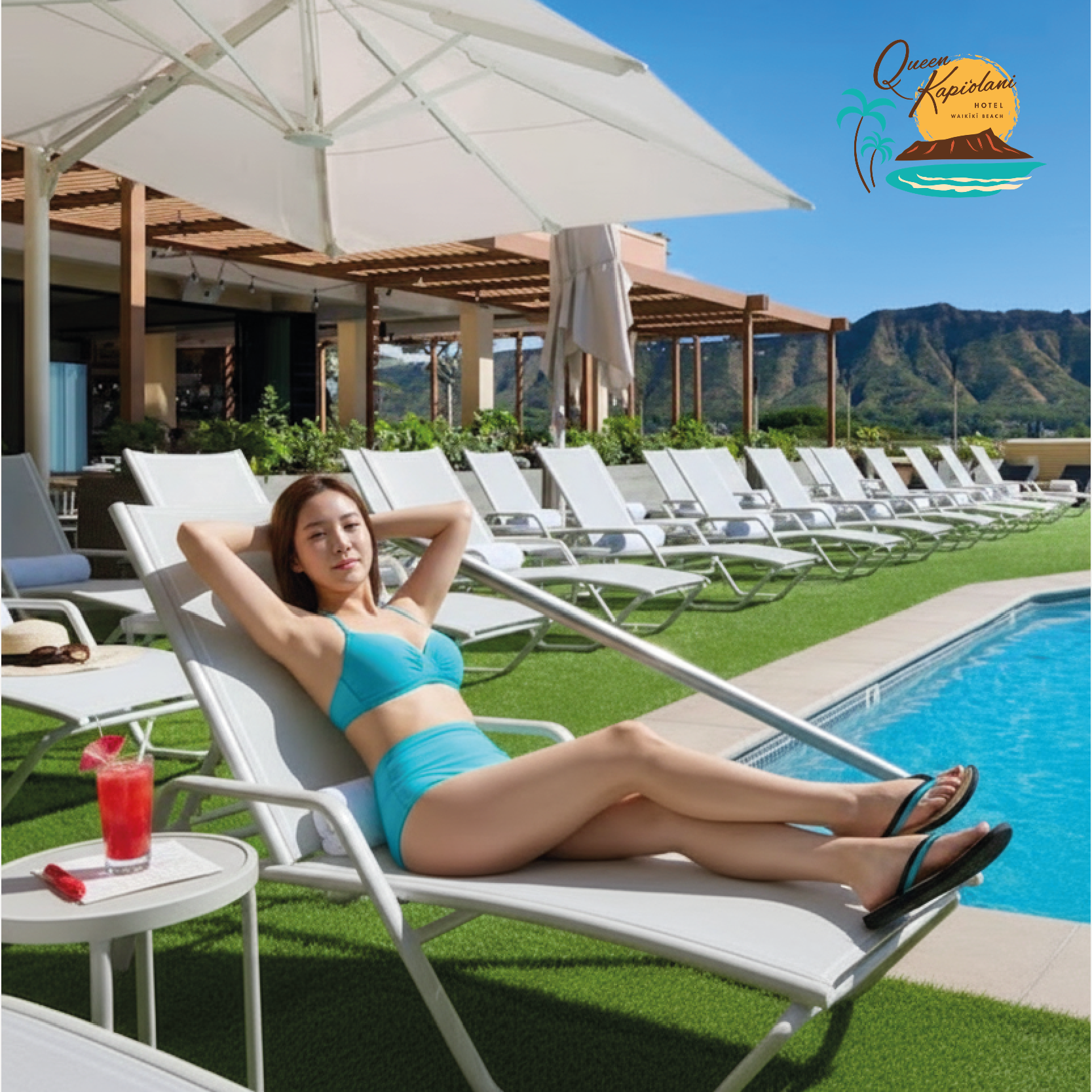 Queen Kapiolani Hotel Hawaii – Slippers – IIIAMAMAKER